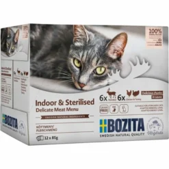 Bozita Indoor & Sterilised Multibox I Sås 12x85 G