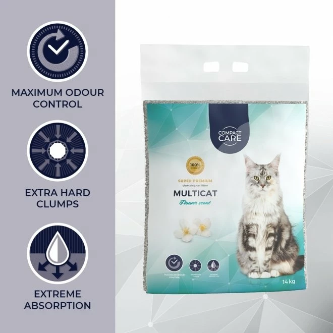 Compact Care Multicat Flower 14 Kg - Bild 2