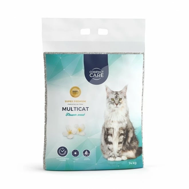 Compact Care Multicat Flower 14 Kg