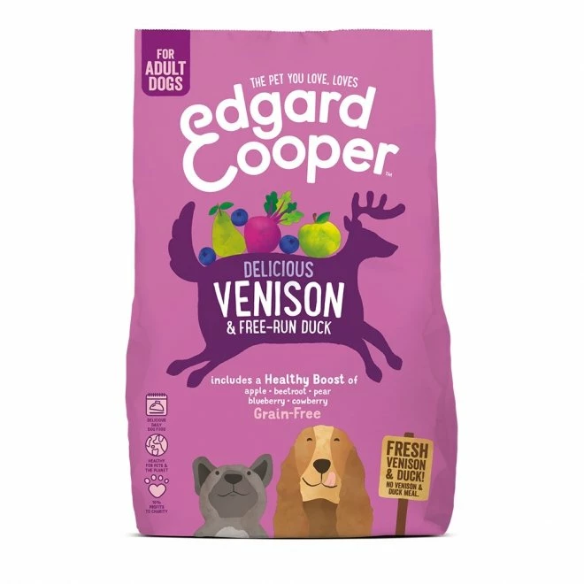 Edgard & Cooper Dog Grain Free Hjort & Anka