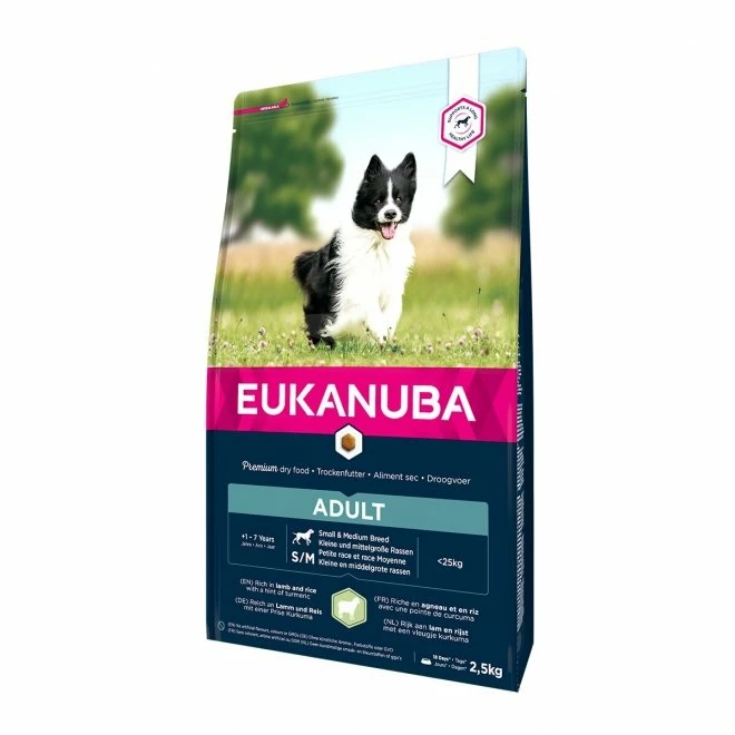 Eukanuba Dog Adult Small & Medium Breed Lamb & Rice