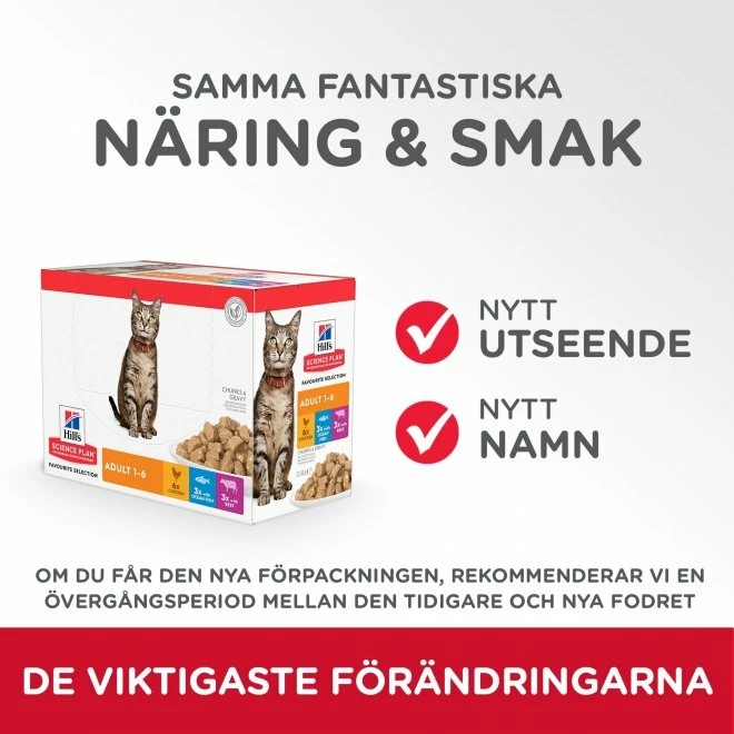 Hill's Science Plan Cat Adult Chicken, Beef Ocean Fish 12x85 G - Bild 2