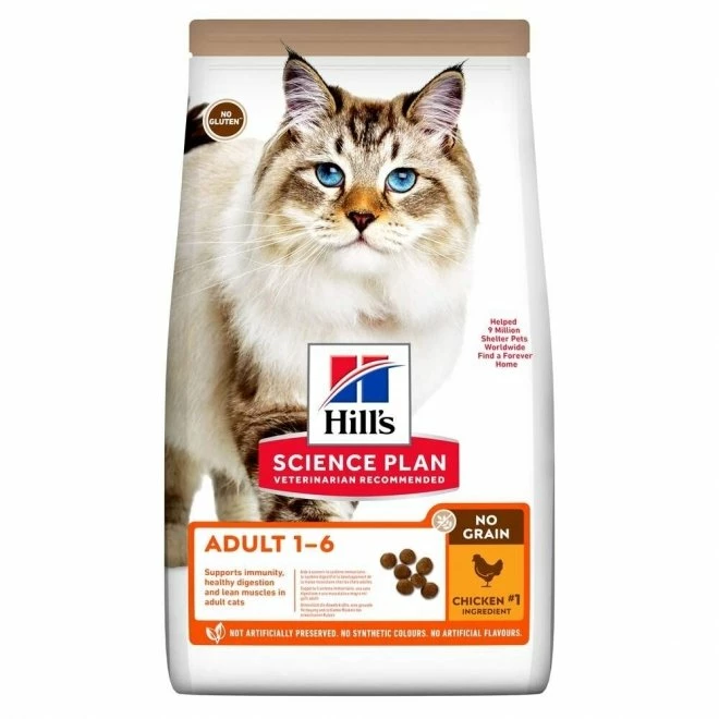 Hill's Science Plan Cat Adult No Grain Chicken 1,5 Kg