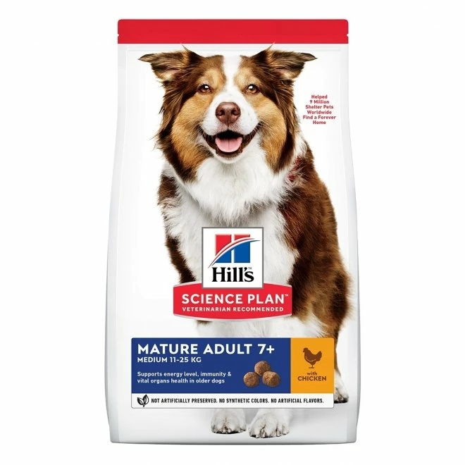 Hill's Science Plan Dog Mature Adult 7+ Medium Chicken