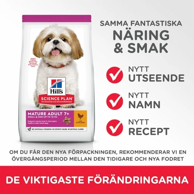 Hill's Science Plan Dog Mature Adult 7+ Small & Mini Chicken - Bild 2