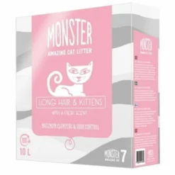 Monster Kattsand Long Hair & Kittens Scented 10 Liter
