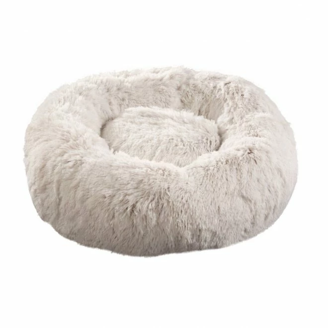 Little&Bigger Fluffy Hundbädd Grå/Brun