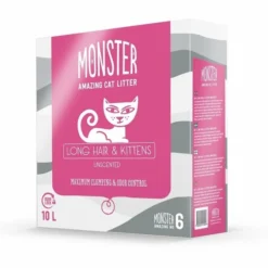 Monster Kattsand Long Hair & Kittens Unscented 10 Liter