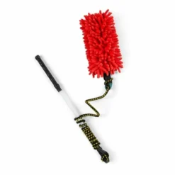 Pro Dog Flirt Pole Med Röd Trasa