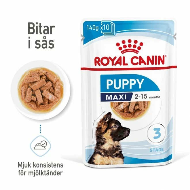 Royal Canin Maxi Puppy 10x140g